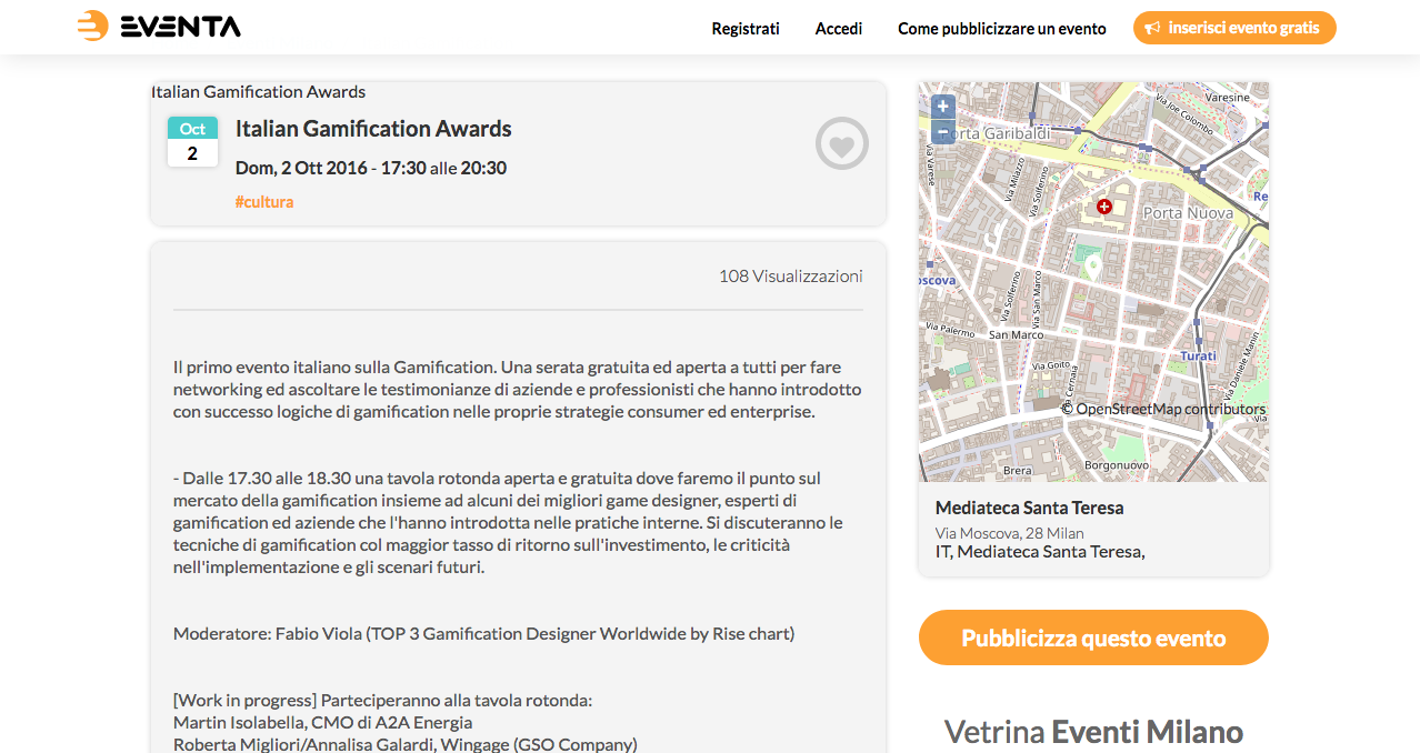 Italian Gamification Award