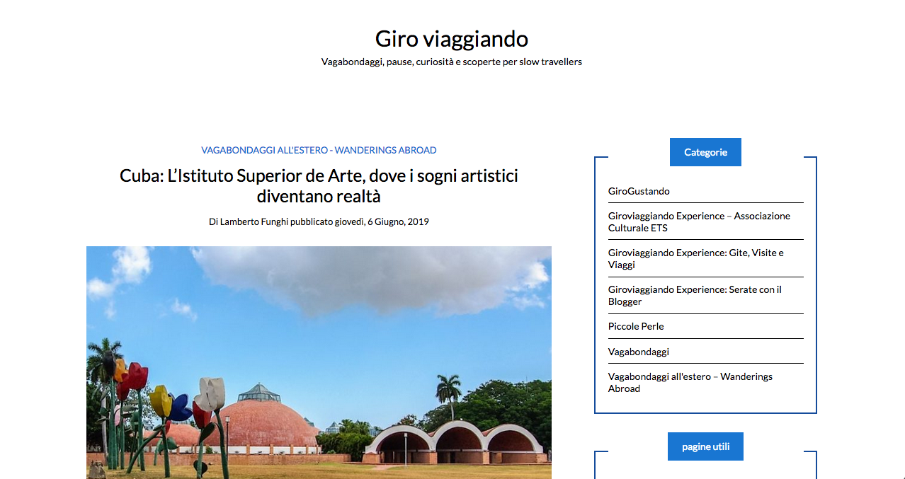 Cuba: L’Istituto Superior de Arte, dove i sogni artistici diventano realtà